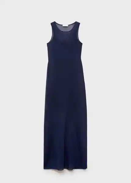 Vestido Choco2 Navy Talla 19 Teen Niñas Mango