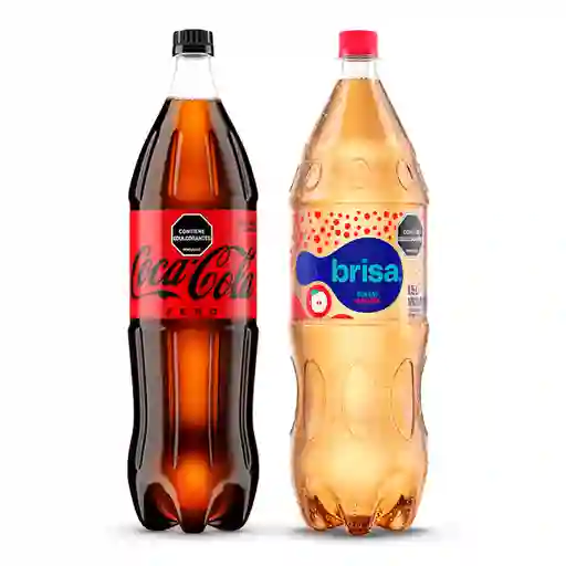 Combo Agua Brisa Manzana 1.5 L + Coca-Cola Zero 1.5 L