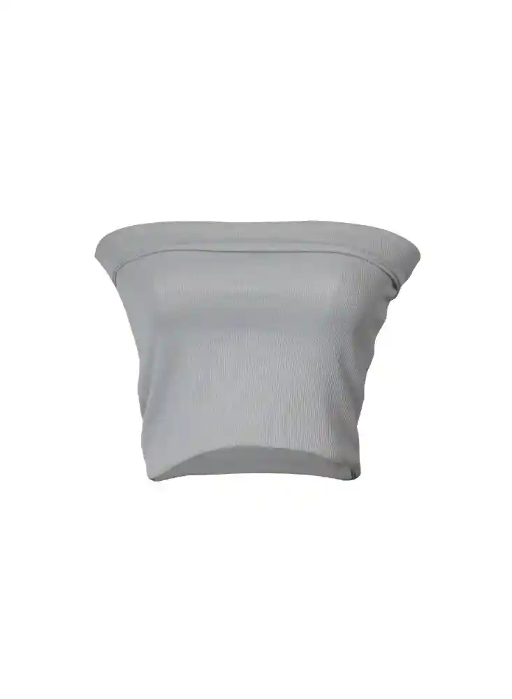 Top Strapless S-plata