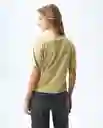 Camiseta Mujer Caqui Talla M 601G000_CAQ150719 Americanino