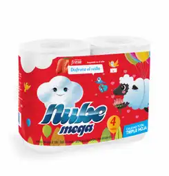 Nube Papel Higiénico Mega 3 Hojas