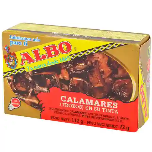 Albo Calamar en su Tinta