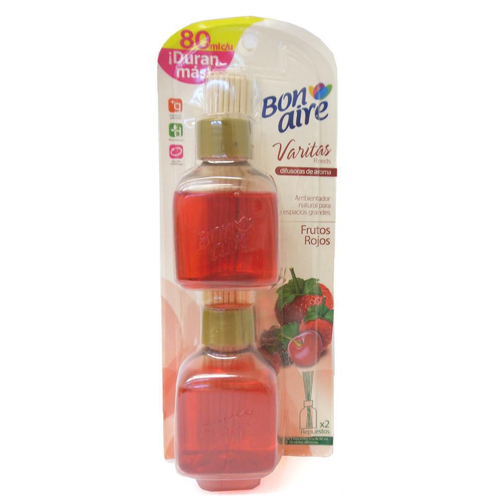 Bonaire Ambientador En Varitas Aroma A Frutos Rojos 160 ml