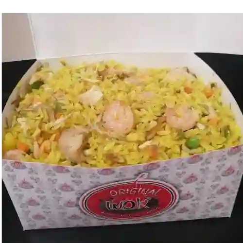 Arroz con Pollo y Camarón