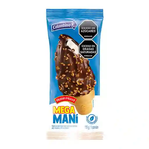 Helado Cono Colombina Mega Mani