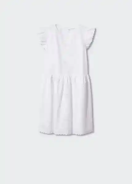 Vestido Cannes-H Blanco Talla S Mujer Mango