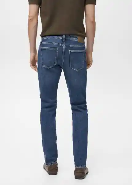 Jean Jan Tejano Oscuro Talla 38 Hombre Mango