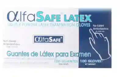 Alfa Safe Guantes de Látex Talla M