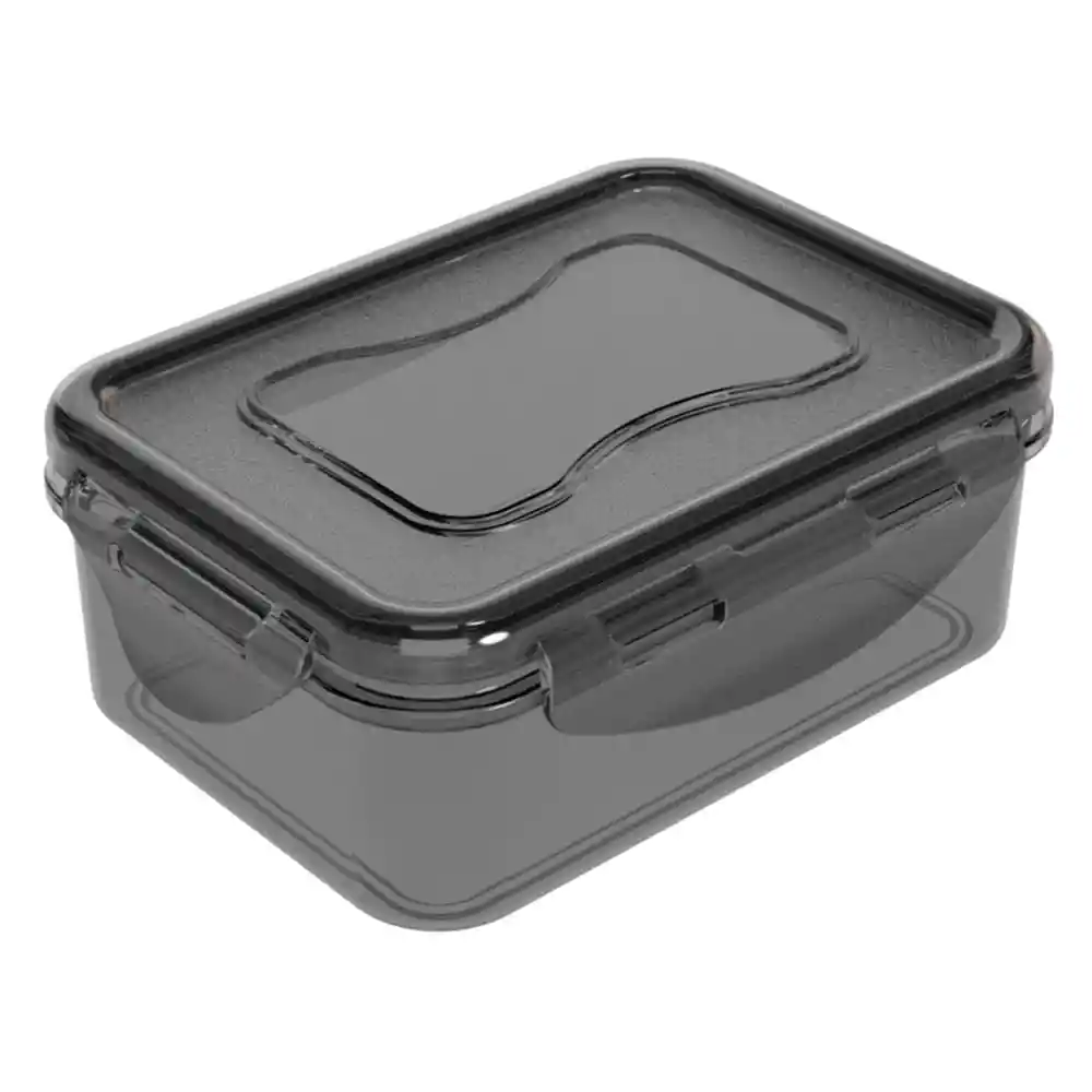 Hermético Rectangular Keep Go Humo Novedades Plasticas