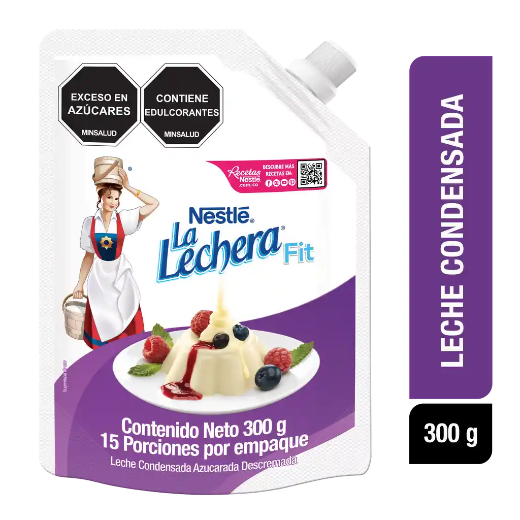 Leche condensada LA LECHERA Fit 300g Doypack