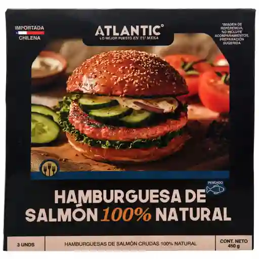 Hamburguesa de Salmón Atlantic