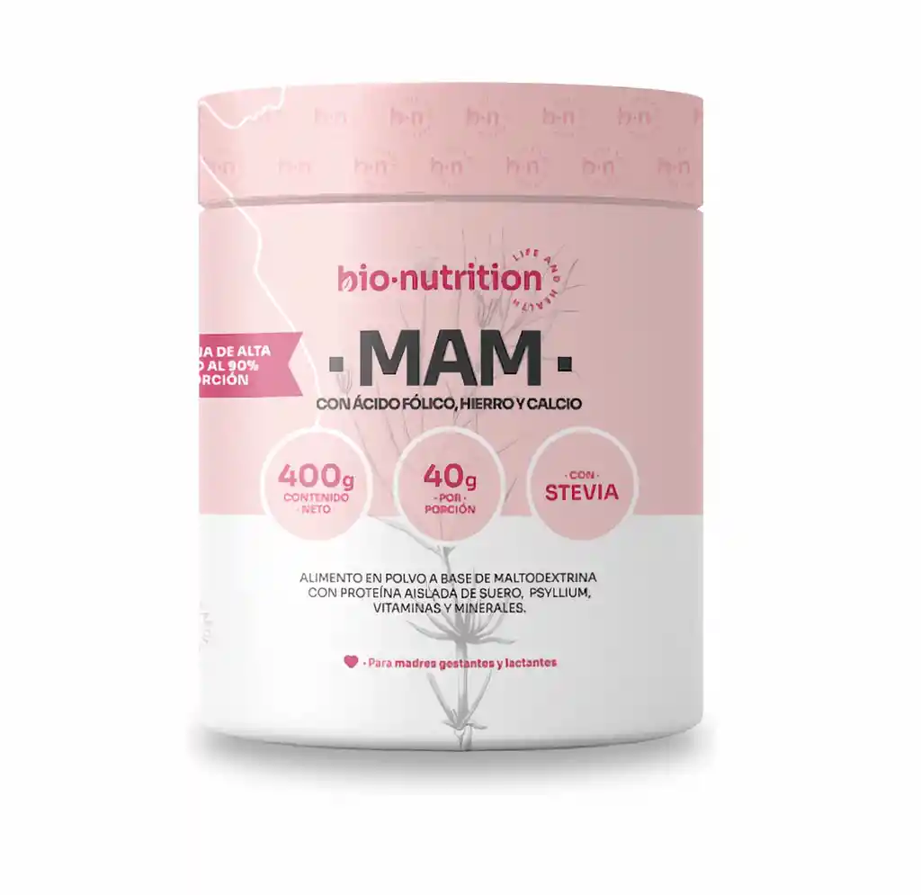 Bionutrition Suplemento Dietario Mam Vainilla