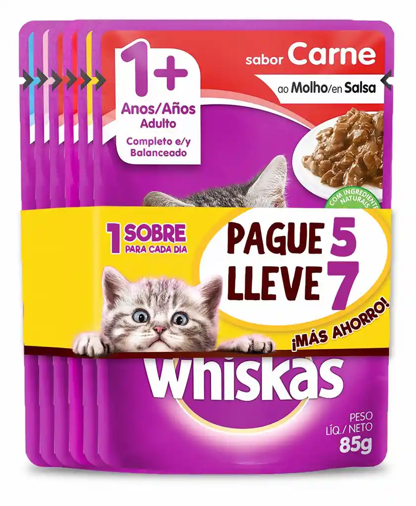 Whiskas Alimento Húmedo para Gatos Adultos Surtido