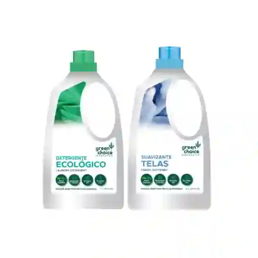 Combo Detergente Ecologico + Suavizante Para Ropa