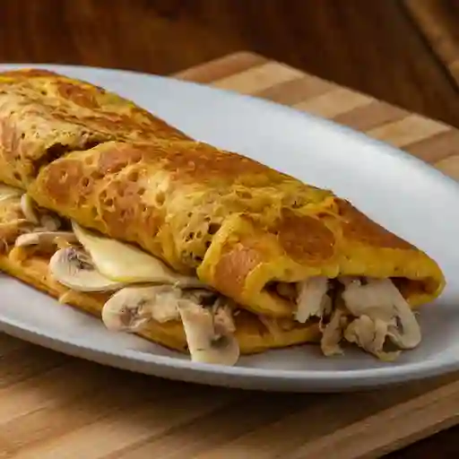 2 Tacos con Pollo y Champiñones