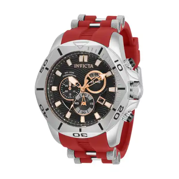 Invicta Reloj Hombre Acero Rojo Inv32254