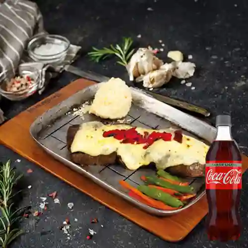 Combo Lomo Pampeano + Coca-Cola Sabor Ligero 400 ml