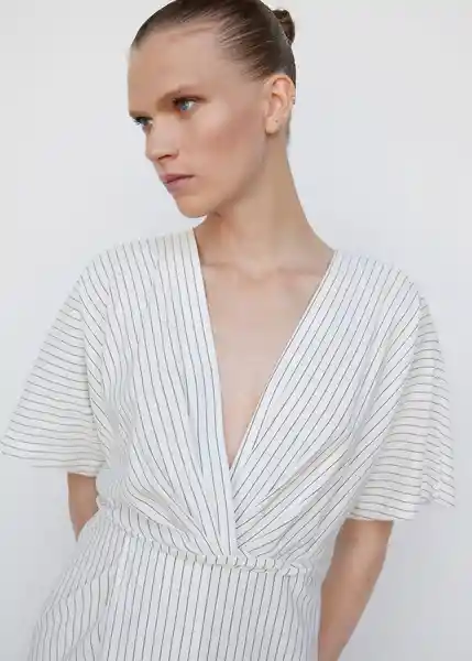 Vestido Dalas Crudo Talla S Mujer Mango