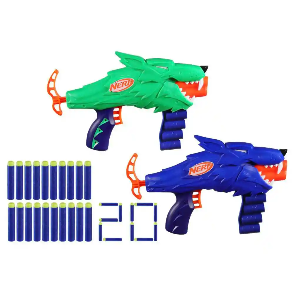 Nerf Lanzador Wild Wolfpack