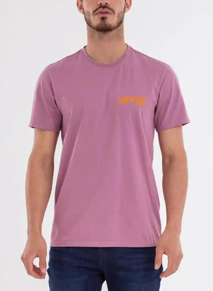 Camiseta Mc Hombre Xl-morado