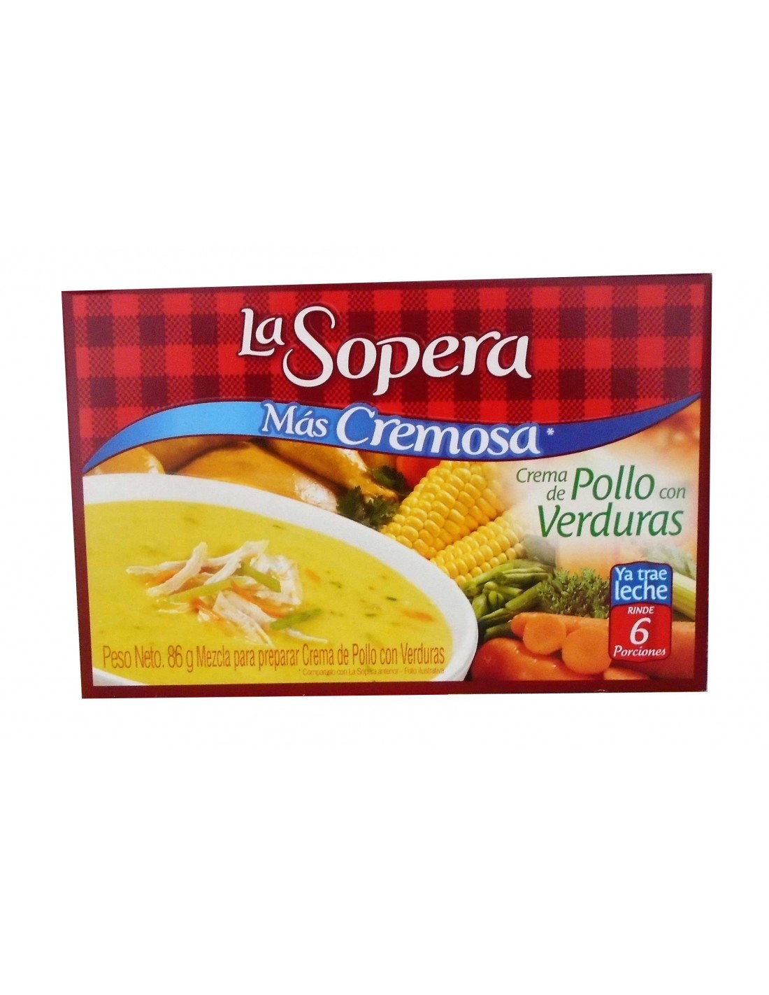 La Sopera Crema de Pollo con Verduras 86 g