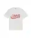 Camiseta Graphic Femenino Crudo Prístino Claro M Chevignon