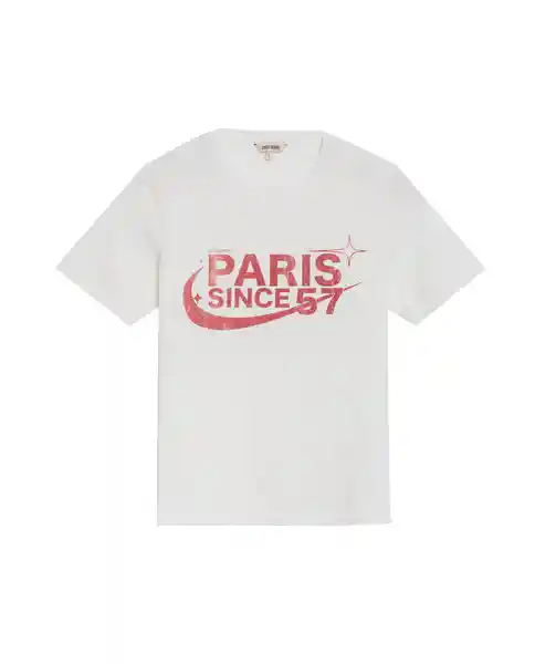 Camiseta Graphic Femenino Crudo Prístino Claro M Chevignon