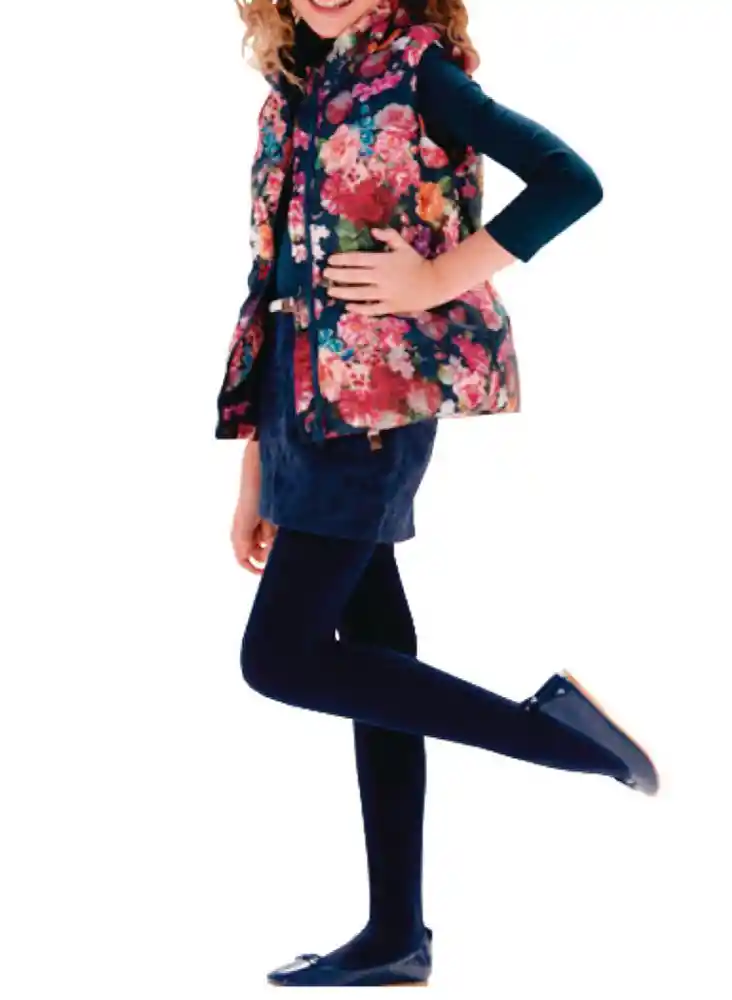 Media Pantalon Niña 6-8-azul