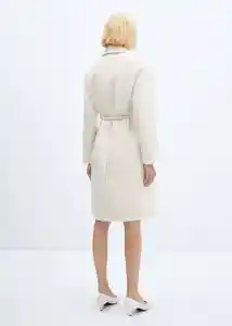 Abrigo Cuco Crudo Talla 18 Mujer Mango