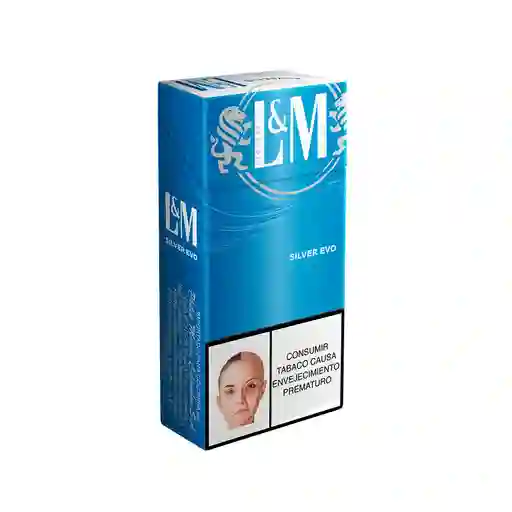 Cigarrillos L & M Silver Evo Media Cajetilla (10 Und)