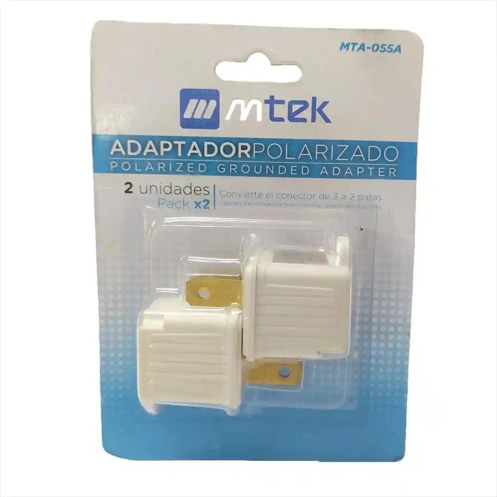 Adaptador Polarizado 3 a 2 Patas