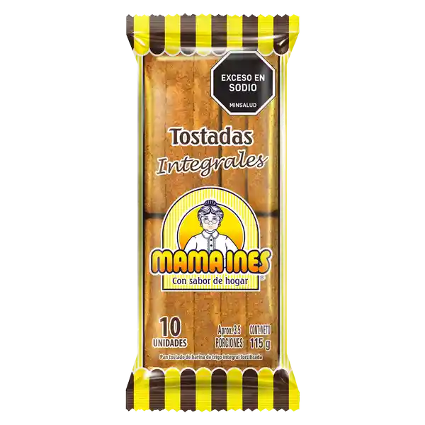 Mama Ines Tostada Integrales 115 g