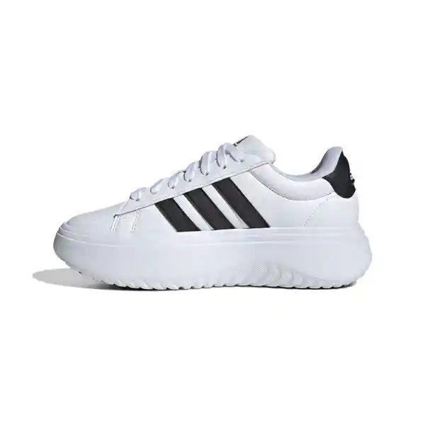 Adidas Zapatos Grand Court Platform Para Mujer Blanco Talla 8