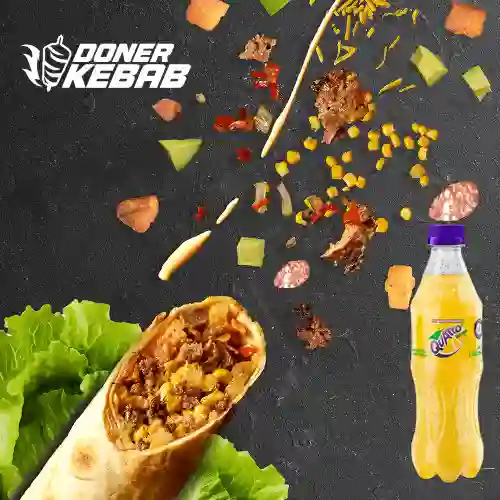 Combo Super Kebab 250 gr + Quatro Original 400ML