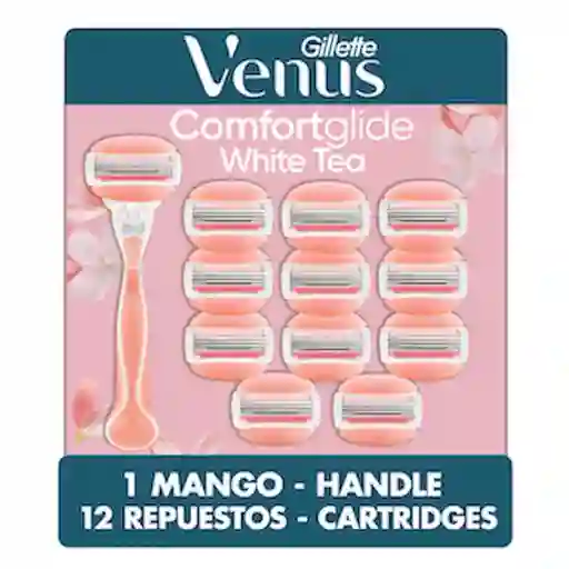 Gillette Venus Rasuradora Para Mujer + Cartuchos Humectantes