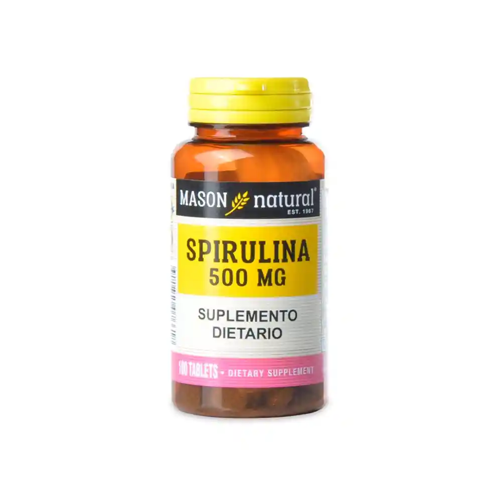 Mason Natural Spirulina 500 Mgr Fco