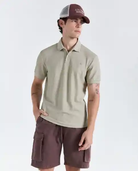 Polo Hombre Caqui Talla M 809G001_CAQ150513 Americanino