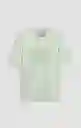 Camiseta Hombre Verde Talla M 842G003_VER130111 Americanino