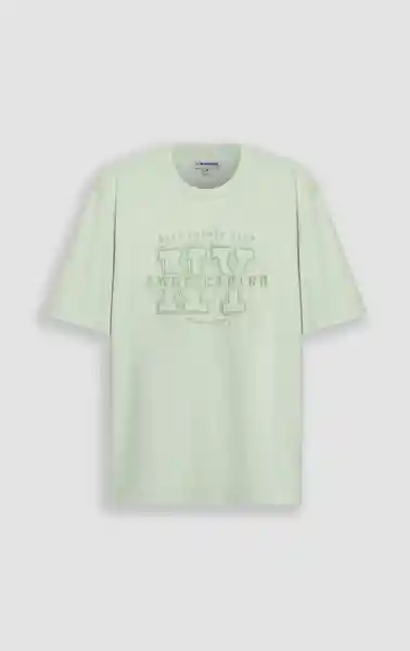 Camiseta Hombre Verde Talla M 842G003_VER130111 Americanino