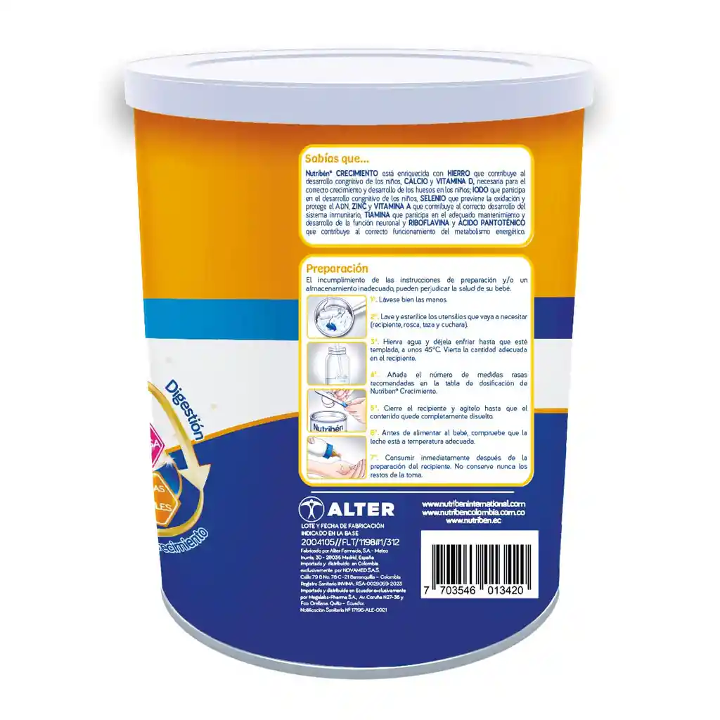 Nutriben Crecimiento Polvo Etapa 3