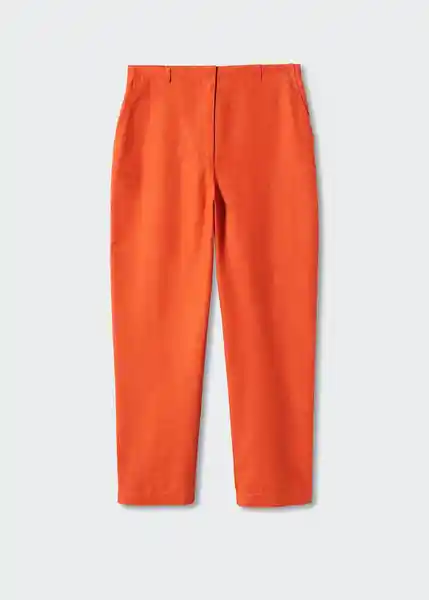 Pantalón Mogambo-H Naranja Talla XL Mujer Mango