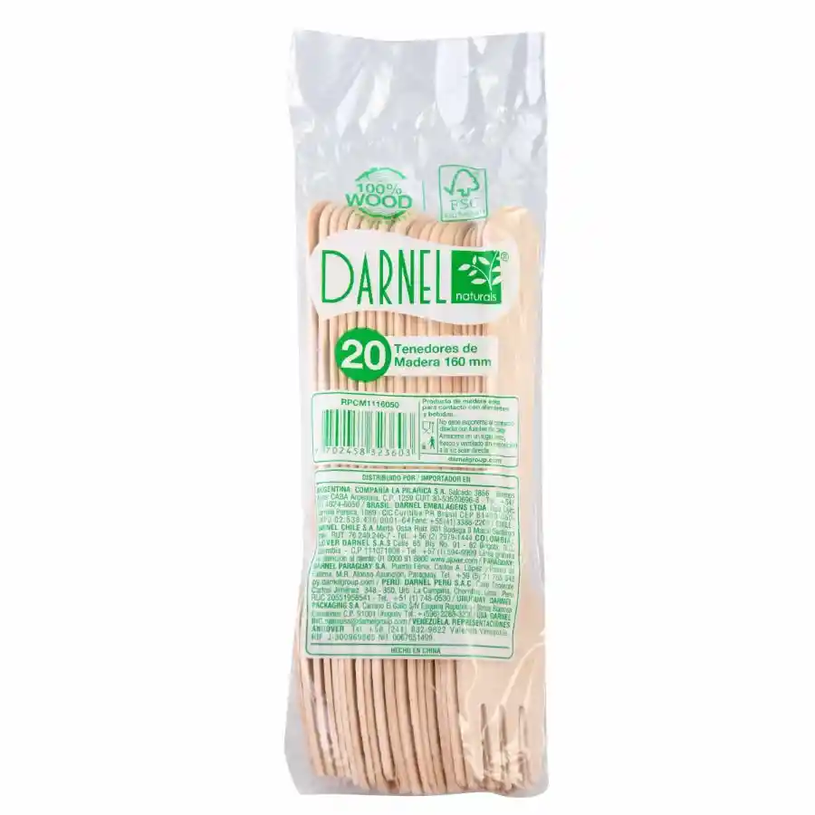Darnel Tenedor de Madera