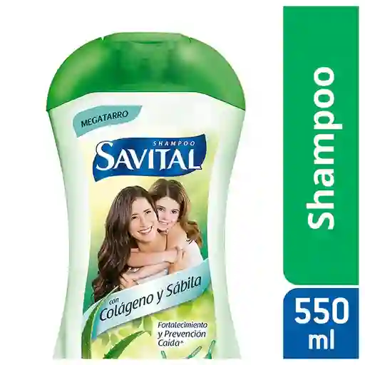 Savital Shampoo Fortalecedor con Colágeno y Sábila