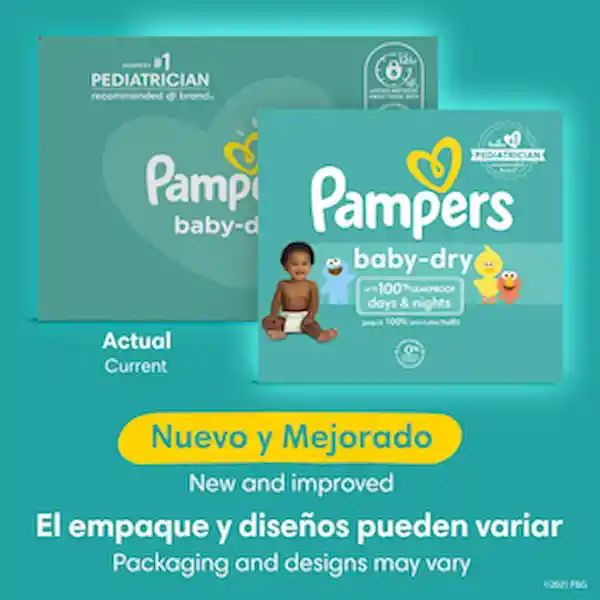 Pampers Pañales Baby-Dry Talla 5 x 112 Unidades