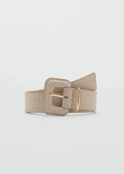 Cinturón Lina Beige Talla S Mujer Mango