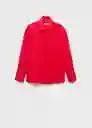 Camisa Valenti Rojo Talla M Mujer Mango
