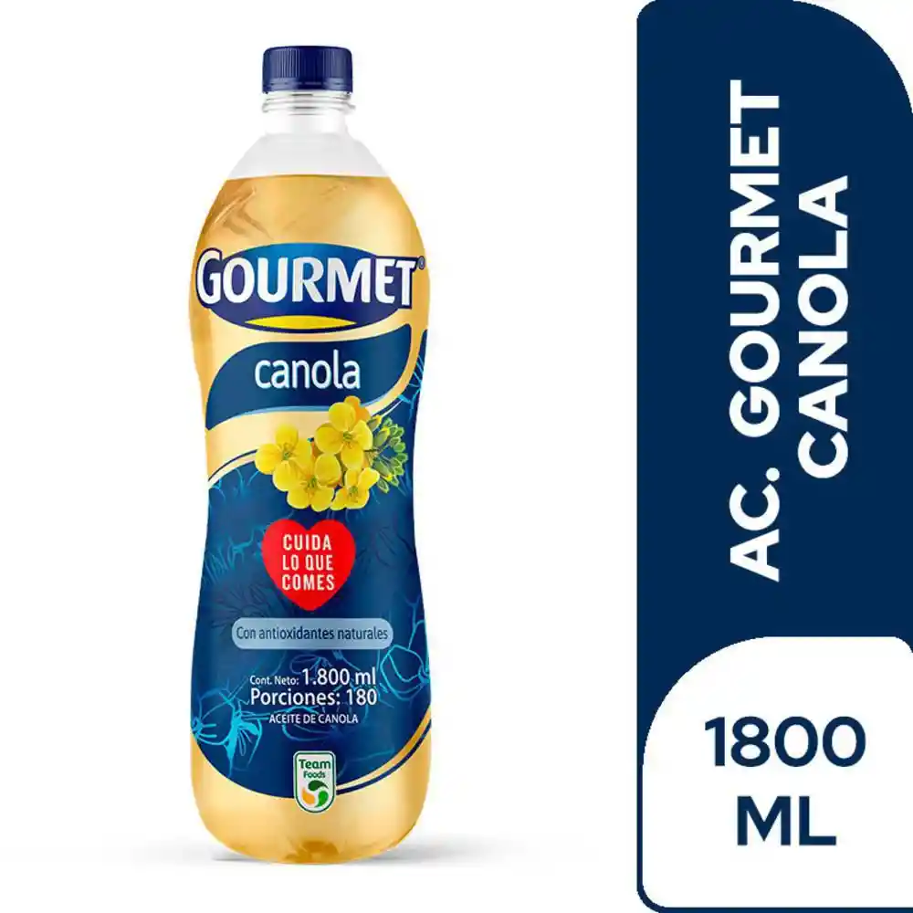 Aceite Gourmet Canola 1800 Ml