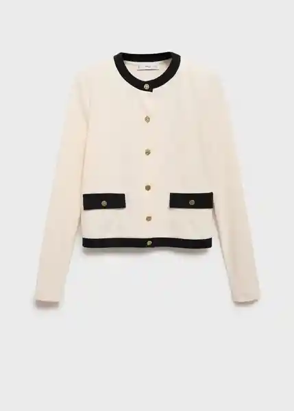 Cárdigan Peri Crudo Talla S Mujer Mango