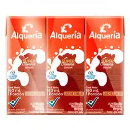 Leche Uat Super Cremosa Entera X3 u Alqueria