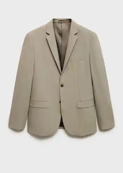 Blazer Americana na Paris Beige Talla 48 Hombre Mango